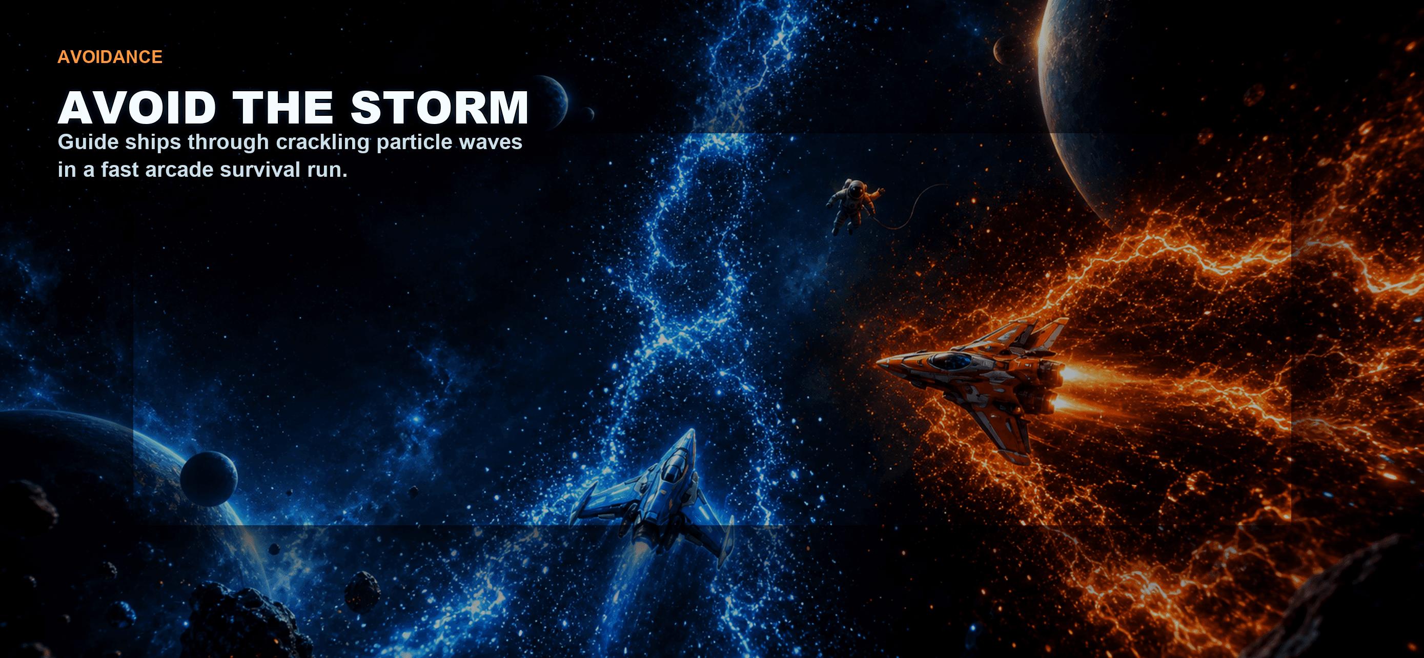 Avoidance: Particle Run App Store artwork